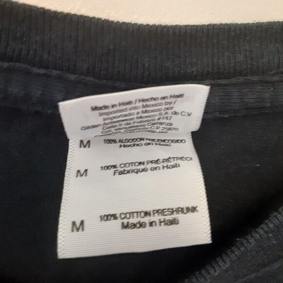 Super Bowl XLVI Patriots Giants Graphic T Shirt Mens M Black Manning Brady - Picture 3 of 8